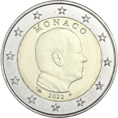 Monaco-2Euro-2022-bfr-Fürst-Albert-RS