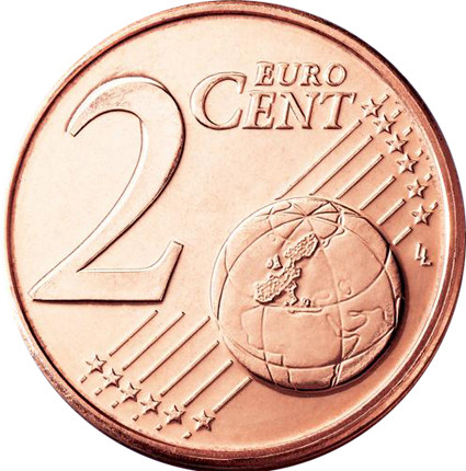 Griechenland 2 Cent 2015 bfr. griechische Korvette