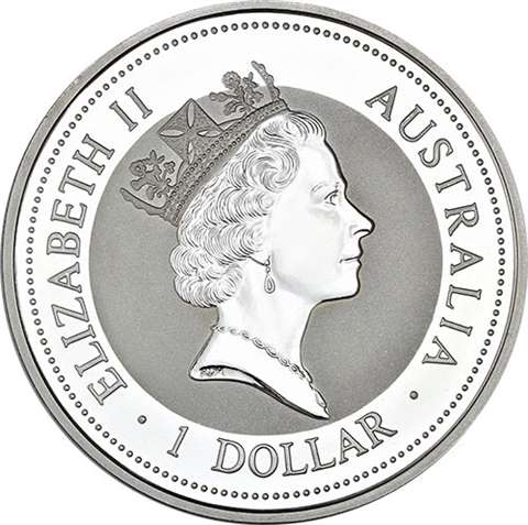 Australien-1-Unze-Silber-1994---1-Dollar-Kookaburra-RS