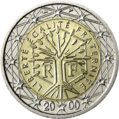 Frankreich 2 Euro 2000 -I