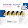 Deutschlande 2 Euro-Satz 2018 Berlin Schloss Charlottenburg PP im Folder