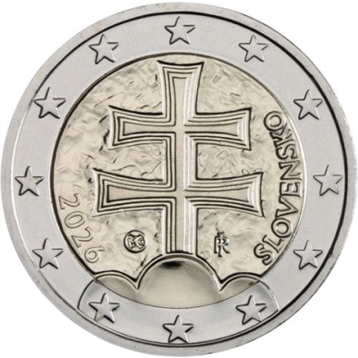 Slowakei-2 Euro-2026-Stgl-Kursmünze-RS
