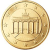 Deutschland 50 Cent 2002 bfr. Mzz. J Brandenburger Tor