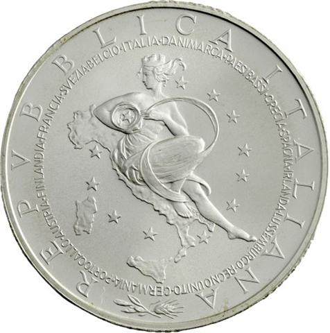 Italien-10Euro-2003-AGstgl-EURatspräsitentschaft-Etui