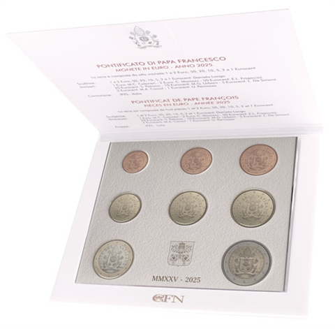 Vatikan-3,88Euro-2025-Stgl-KMS-Folder