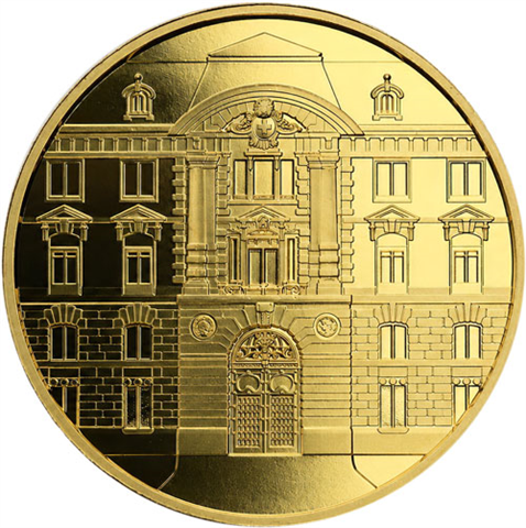 Schweiz-50-Franken-2026-Gold-PP-Gebäude-Swissmint-Etui