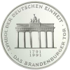Deutschland 10 DM Silber 1991 Deutschen Einheit II (2)
