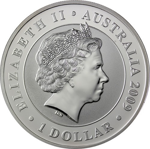 Australien-1Dollar-2009-Silbermünze-1Oz-Koala-RS