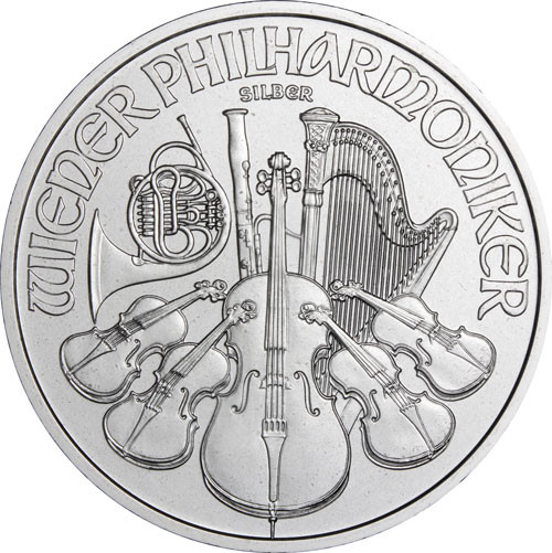 1 Unze Wiener Philharmoniker-Silbermünze 2024 RS
