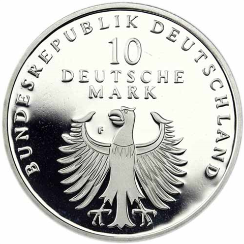 Deutschland-10-DM-Silber-1998-PP-50-Jahre-Deutsche-Mark-I