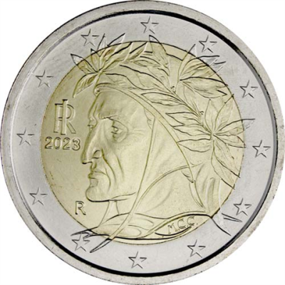 Italien-2Euro-2023-Dante-RS