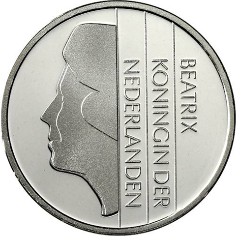 Niederlande 1G 2001 PP Silber Gulden II