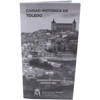 Spanien-2Euro-2021-PP-Toledo-Coincard