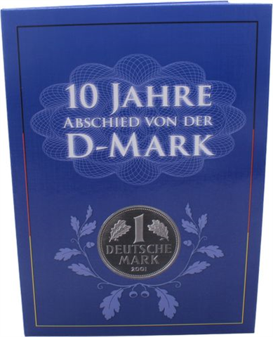 Deutschland-4xMedaille-2011-PP-10 Jahre Abschied der D-Mark-Album I