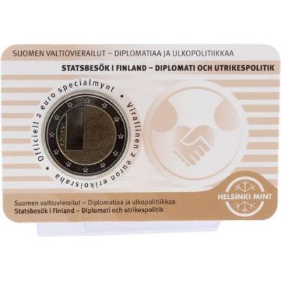 Finnland-2 Euro-2025-Stgl-Diplomatie-Coincard Braun-RS_ergebnis