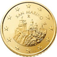San Marino 50 Cent 2009  bfr. Festungstürme Monte Titano