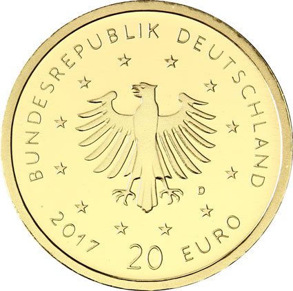 20 Euro Gold Sammlermuenzen Pirol 2017 Heimische Vögel 