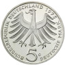 Deutschland 5 DM Gedenkmünze 1975 Albert Schweitzer 