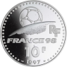 Frankreich-10 Francs-1997-AGpp-World Cup 1998-Fußballer Colloseum-VS