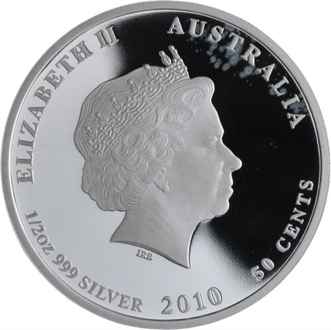 Australien-5x50Cent-2010-2011-AGpp-BushBabies-Farbe-Set