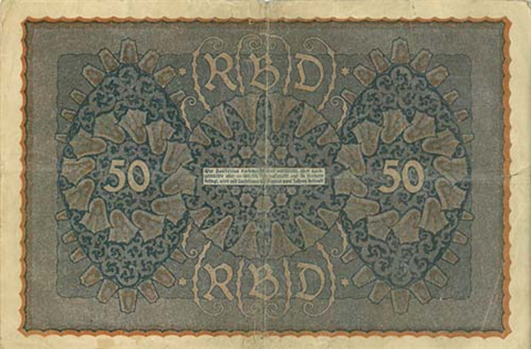 Ro62-DeutschesReich-50Mark-1919-Reichsbanknote-RS