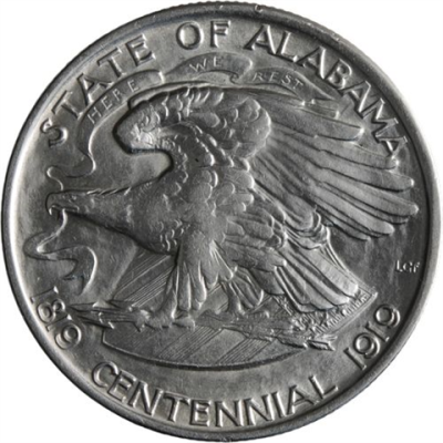 USA-HalfDollar-50centsilber-1921vz-Alabama-RS