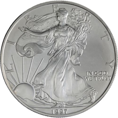 USA-1 Dollar-1997-AGstgl-Silver Eagle-RS