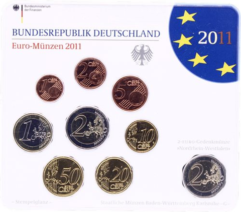 Deutschland-5,88 Euro-2011-Stgl-Kurs-MzzG-RS