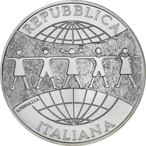 Italien 10 Euro 2006 stgl. 60 Jahre Unicef-III