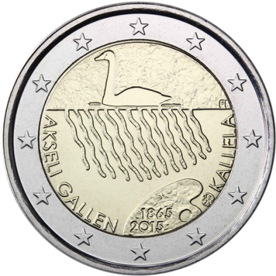 Finnland 2 Euro 2015 bfr. Akseli Gallen-Kallela