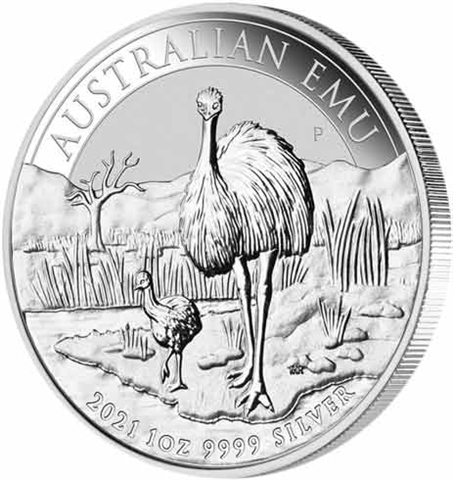 1 Oz Silber EMU 