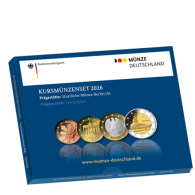 Deutschland-5,88Euro-2026-PP-Kursmünzensatz-J