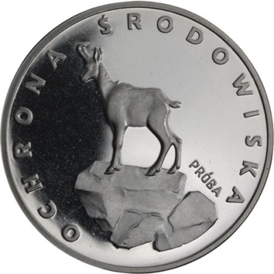 Polen-100 Zlotych-1979-AGpp-PROBE-Gemse-RS