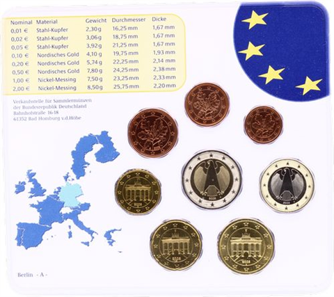 Deutschland-3,88 Euro-2003-Stgl-Kurs-MzzA-RS