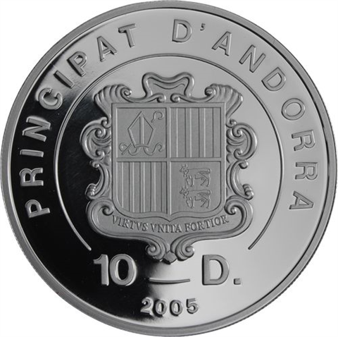 Andorra-10 Diners-2005AGpp-Papst Blaues Kreuz-RS