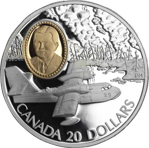 Kanada-20 Dollar-1998-PP-CP-215 Waterbomber-RS