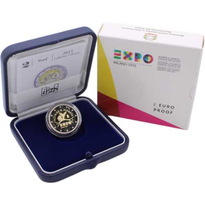 Italien-2 Euro-2015-PP-Expo-Etui