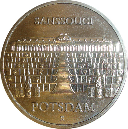 DDR Kurssatz 1 Pfennig bis 5 Mark 1986 Sanssouci 