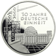 Deutschland 10 DM Silber 2000 PP 10 Jahre Deutsche Einheit Mzz. unserer Wahl