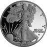 USA-1 Dollar-2023-AGpp-Silver Eagle neues Designe-RS