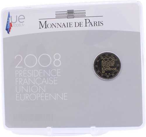 Frankreich-2 Euro-2008-EU-Ratspräsidentschaft-Coincard-RS