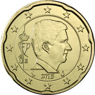 Belgien  20 Cent 2015 bfr.  König Philippe