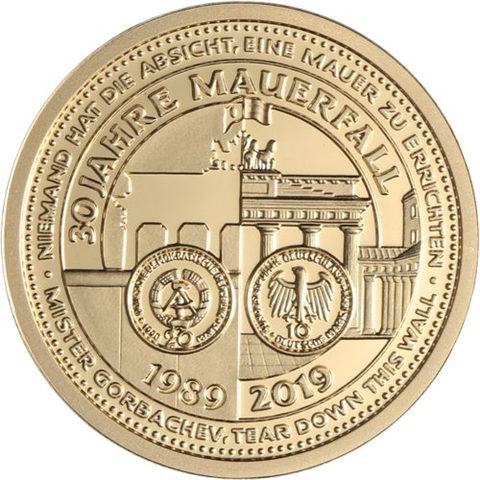 Deutschland-14xMedaille+1xAU Münze-PP-Jubiläumsprägung-FolderI