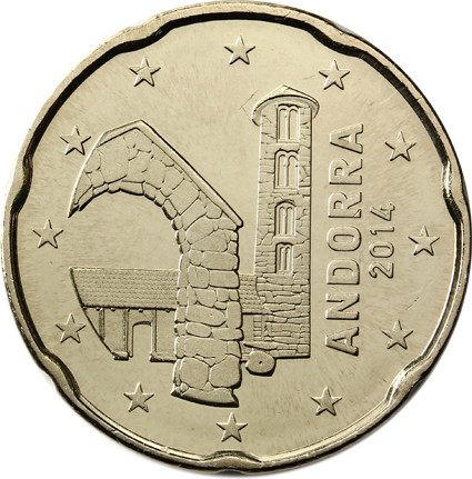 Andorra 20 Cent 2014 bfr.