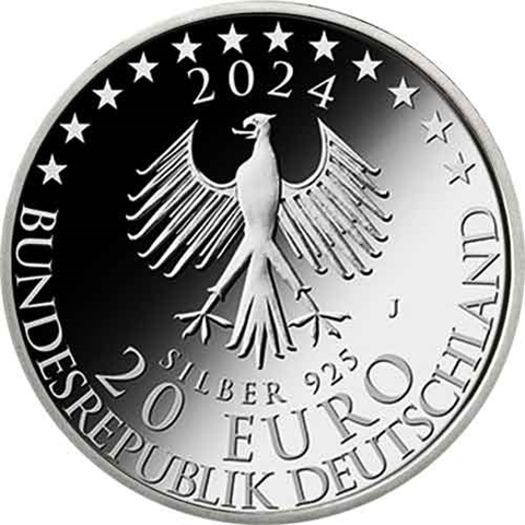 Deutschland-20-Euro-2024-Ag-Emanuel-Kant-RS