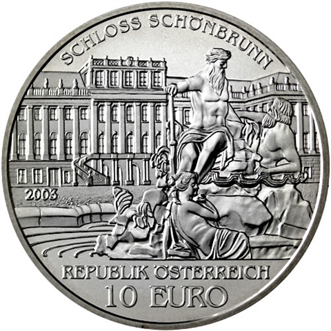 Oesterreich-10-Euro-2003-Silber-Bfr-Schloss-Schoenbrunn-RS
