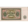 Banknote 5 Mark 1955 DDR 