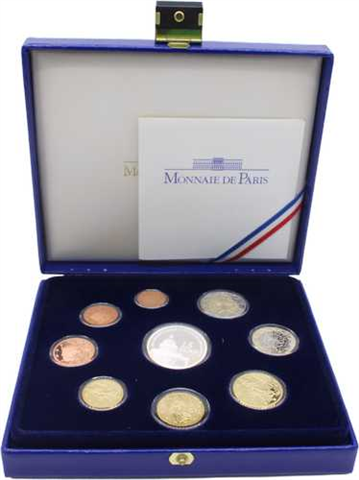 Frankreich-18,88 Euro-2007-PP-KMS-Etui