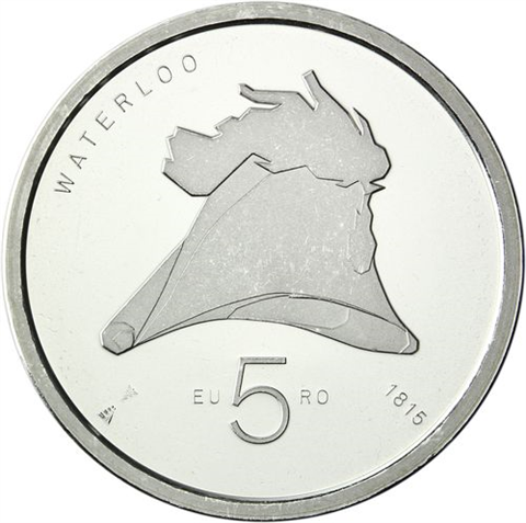 Niederlande 5 Euro 2015 200 Jahre Schlacht bei Waterloo Stgl. 1