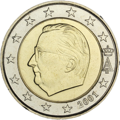 Belgien-2Euro-2001-Albert-RS
